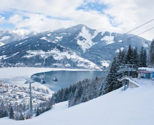 Skifahren auf der Schmitten