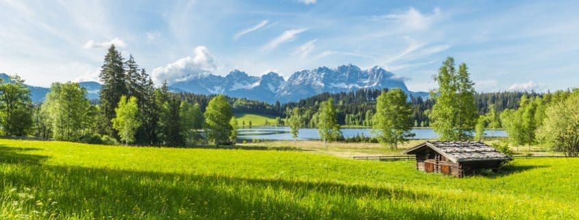 Panorama mit Blick auf den Wilden Kaiser Wohnung verkaufen in KItzbühel