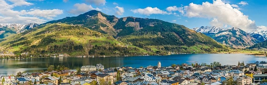 Blick über Zell am See