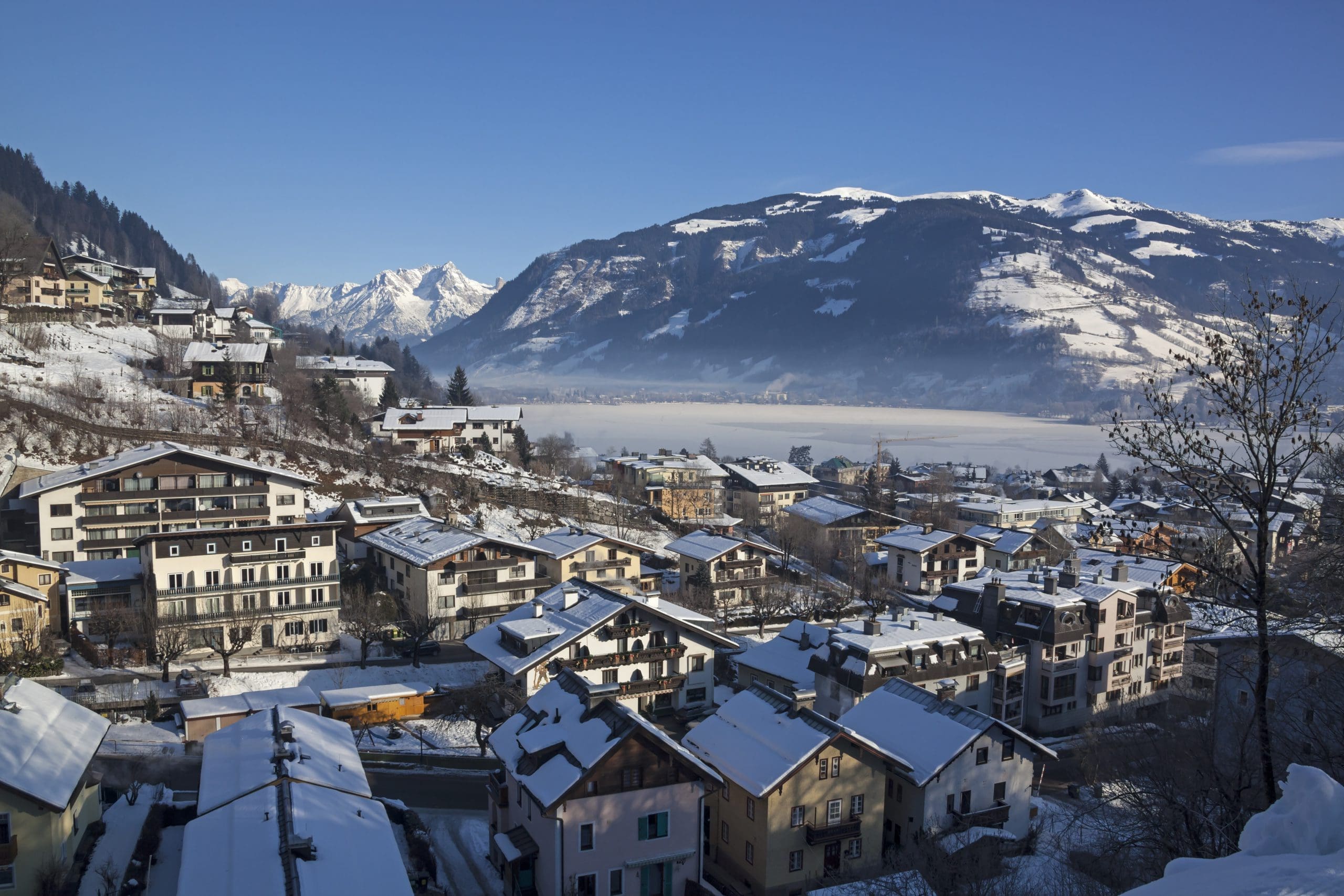 Zell am See im Winter