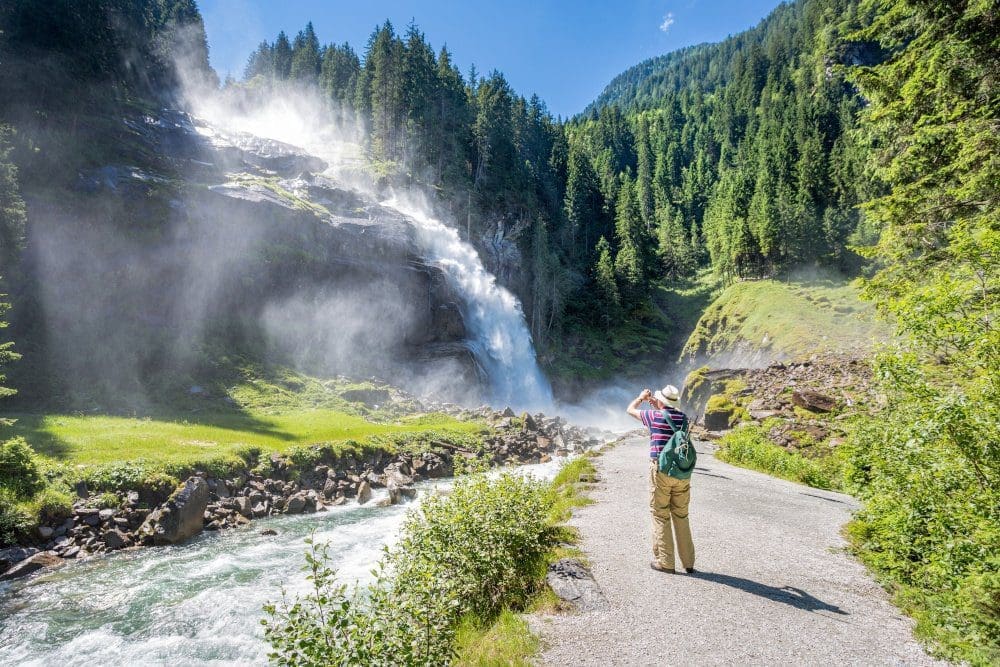 Krimml Wasserfälle in den Hohen Tauern