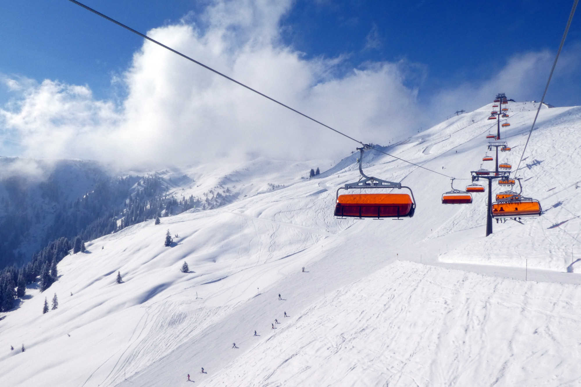 Skicircus in der Nähe von Saalfelden